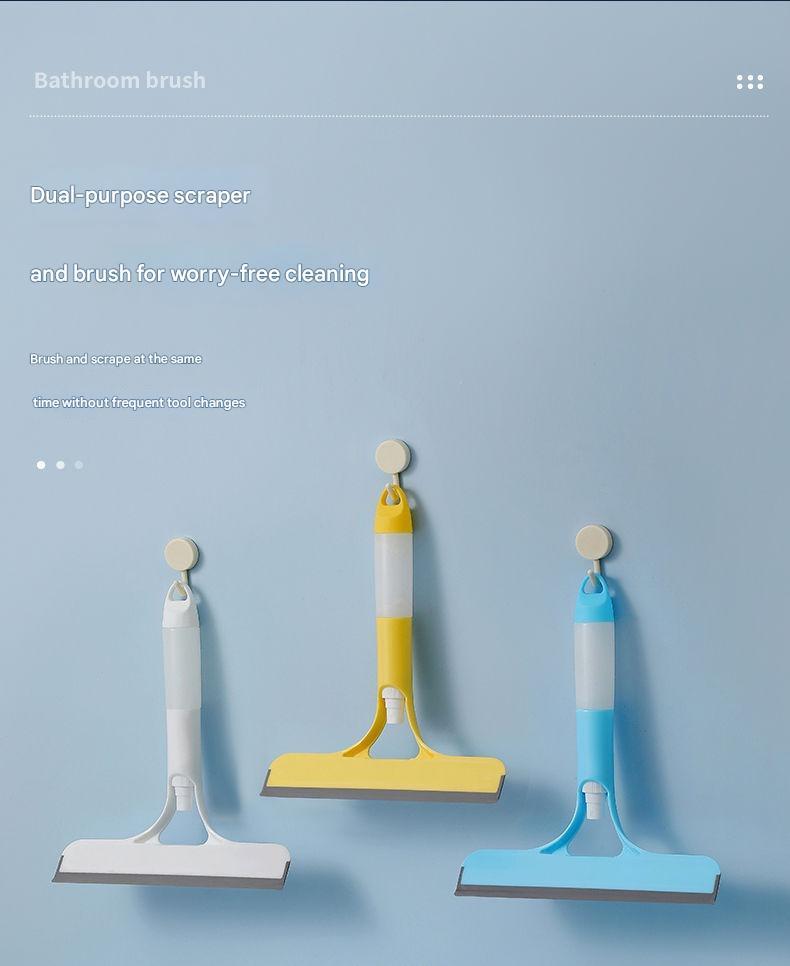 CleanSqueeze Window Cleaning Tool Home Glass Scraper 3-in-1 Squeegee Cleaning Tool For Mirrors Cleans Countertops Window Wiping